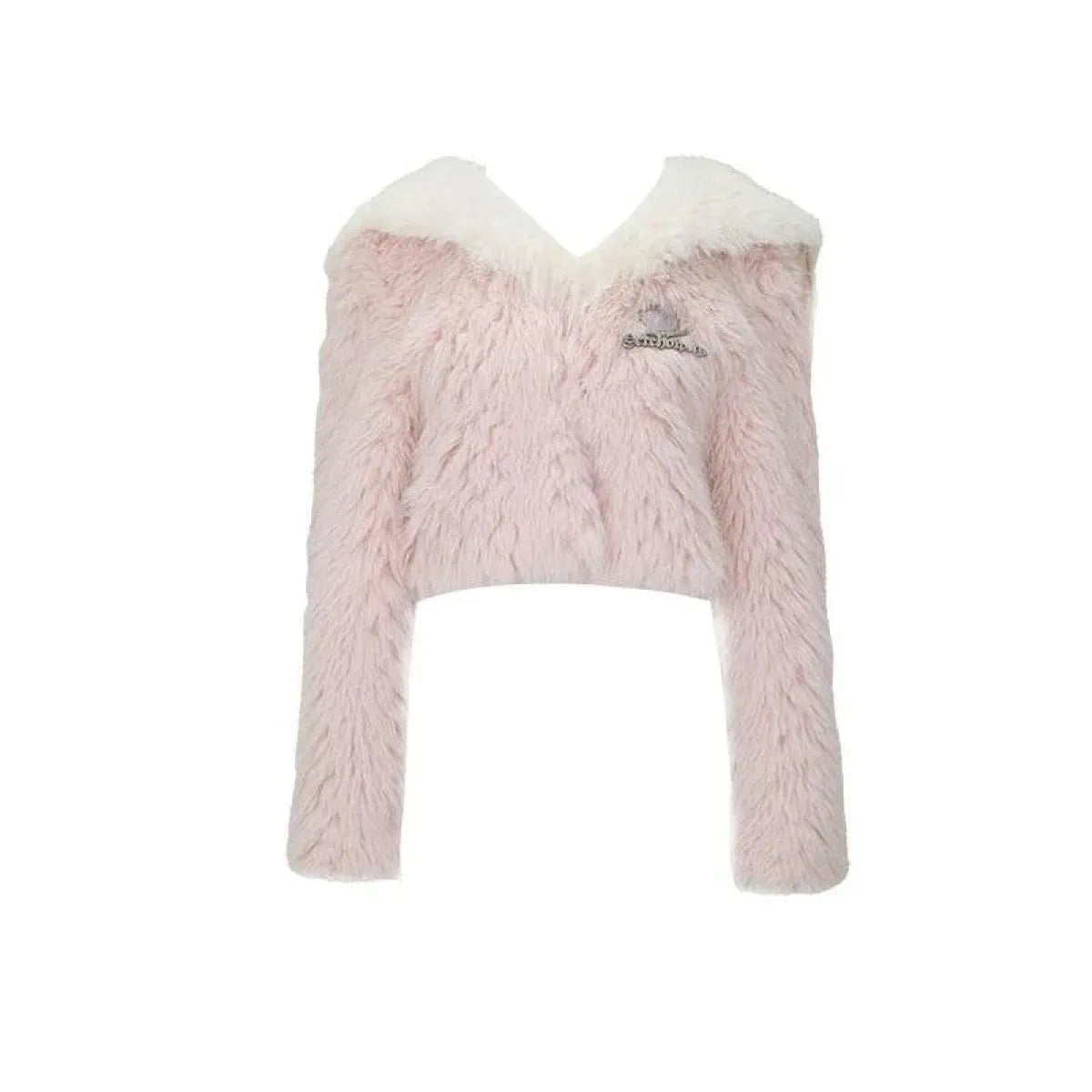 Kawaii Faux Fur Coat &amp; Mini Skirt Set – Y2K Harajuku Outfit