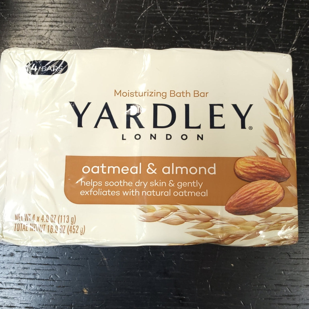 Yardley London Oatmeal &amp; Almond 4 Ct