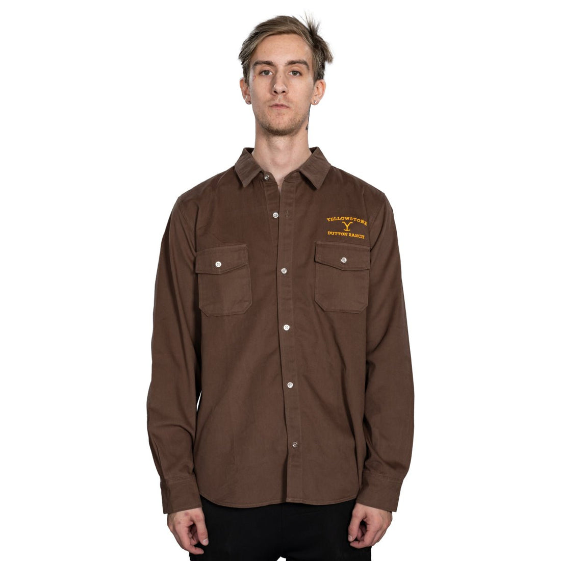 Yellowstone Dutton Button Up Ranch Work Shirt Halloween Costume Cosplay