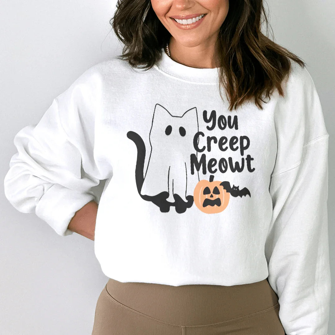 You Creep Meowt Sweatshirt