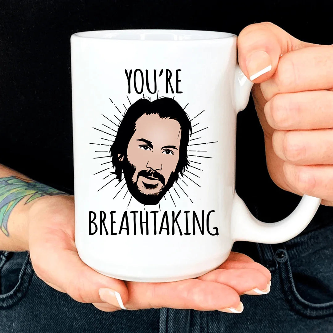 Pop Culture Ceramic Coffee Cup – "You&
