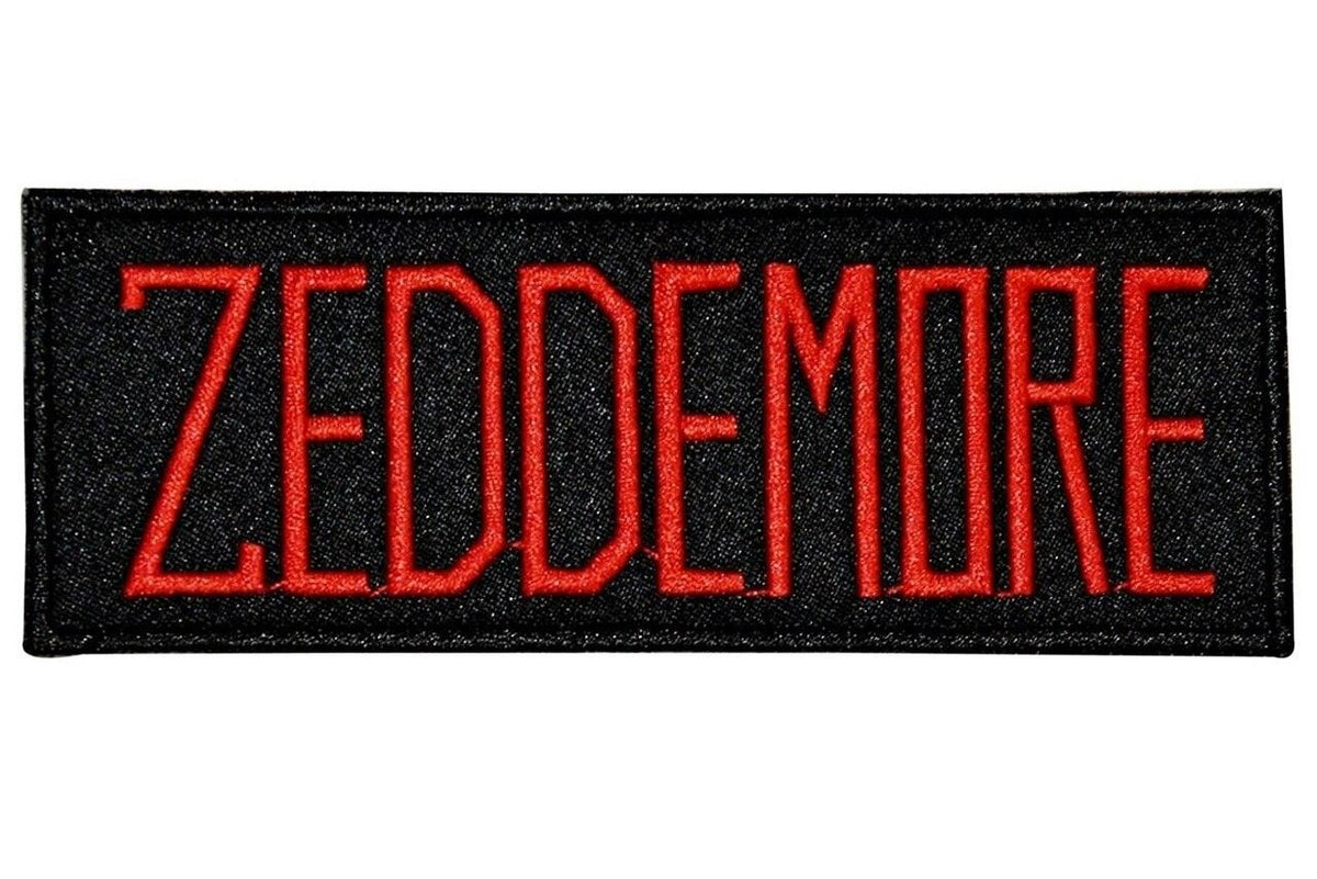 ZEDDEMORE Halloween Cosplay Costume Uniform Name Chest Patch