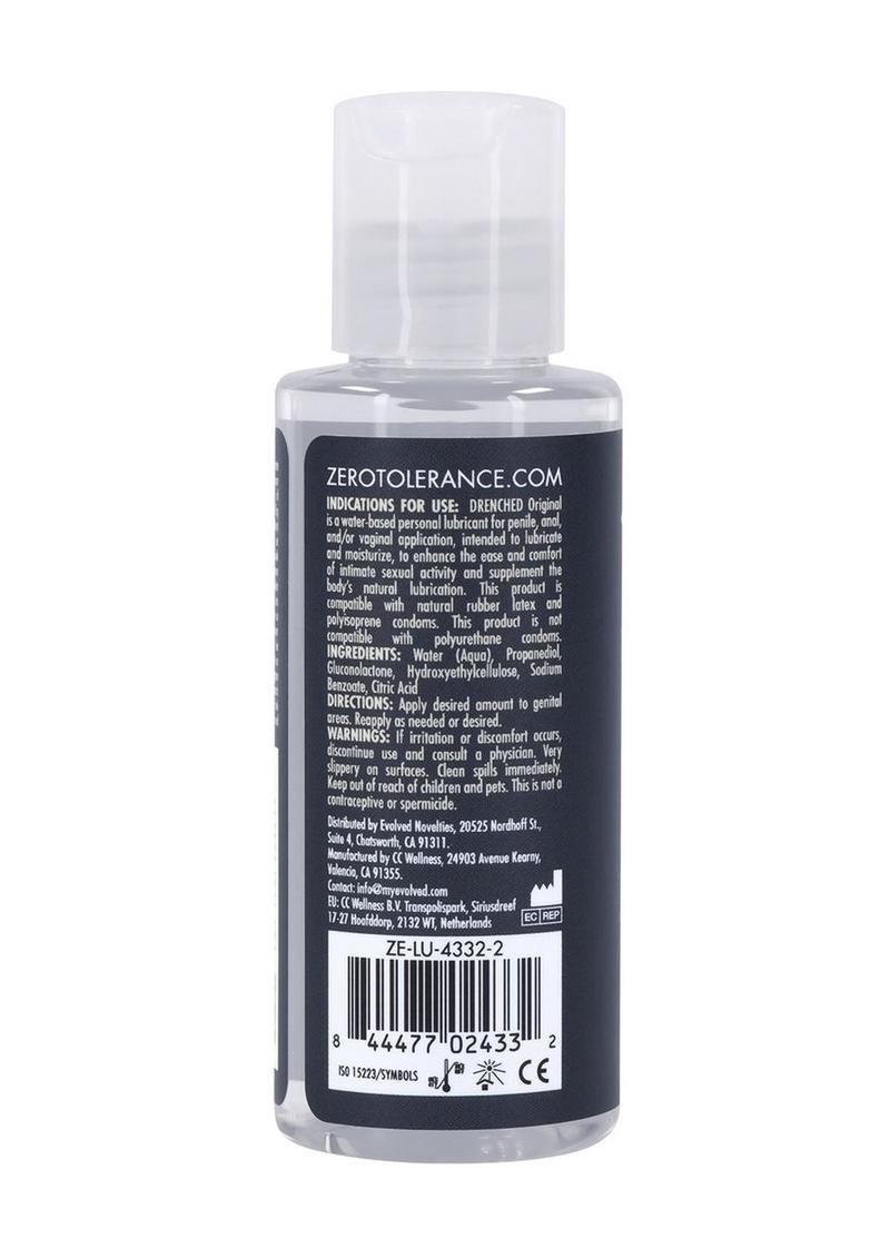 Zero Tolerance Drenched Water Based Lubricant