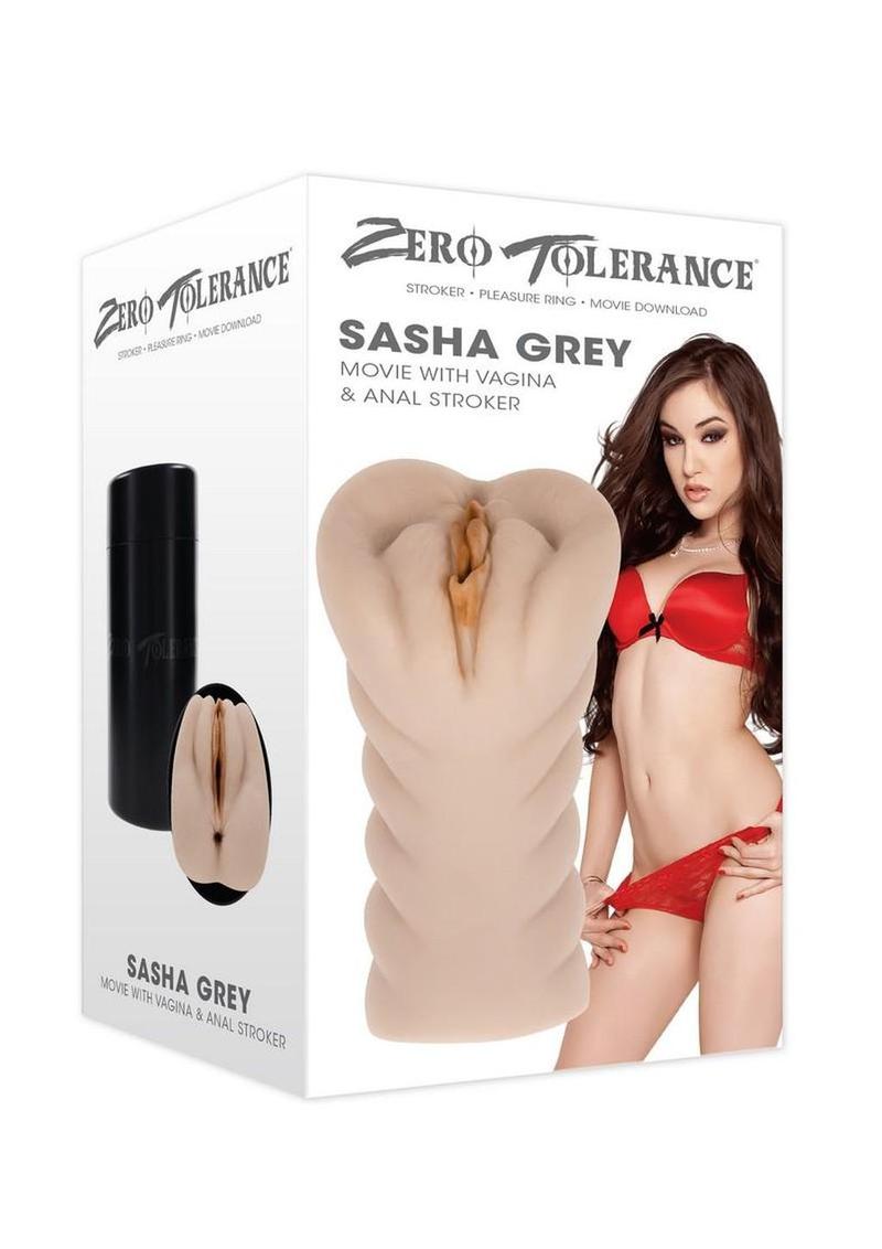 Zero Tolerance Sasha Stroker – Vagina &amp; Anal Dual Entry with Movie