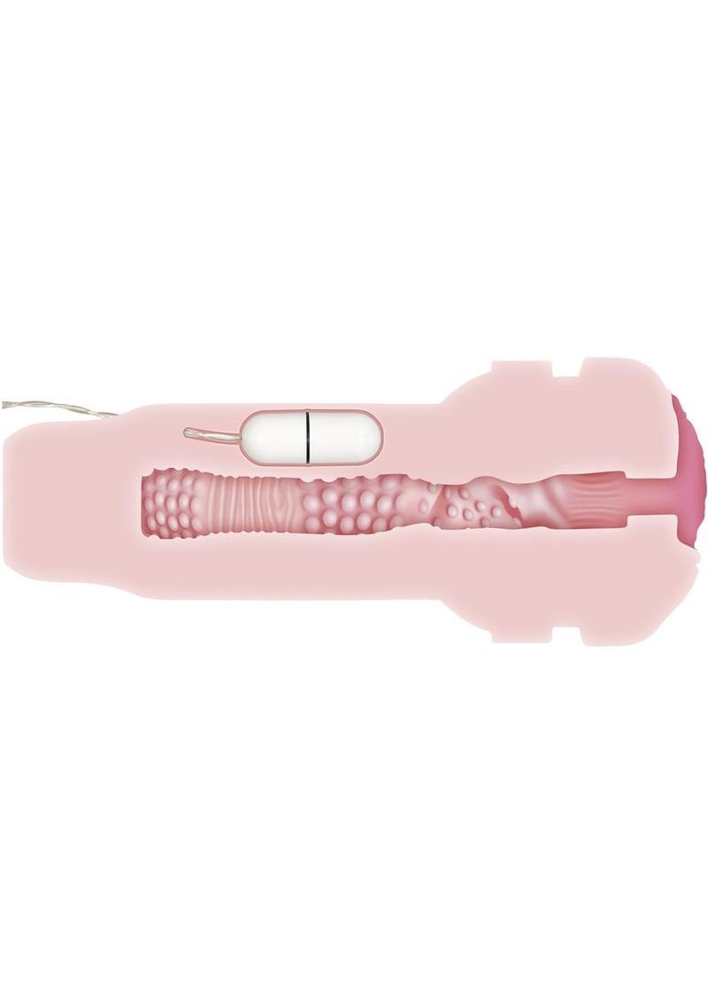 Zero Tolerance Shell Shock Rechargeable Vibrating Pussy Stroker