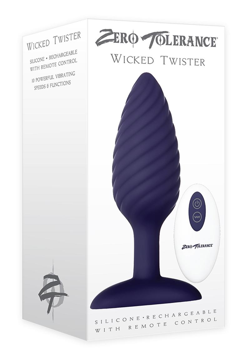 Zero Tolerance Wicked Twister Vibrating Butt Plug