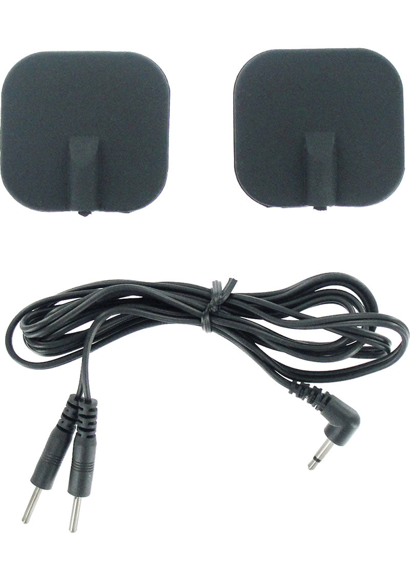 Zeus Electrosex Deluxe Black Silicone Electro Pads