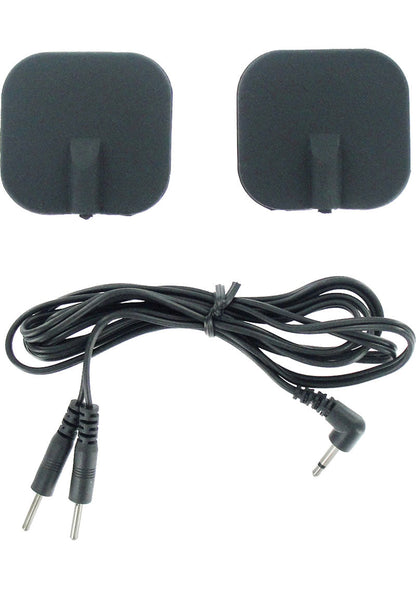 Zeus Electrosex Deluxe Black Silicone Electro Pads
