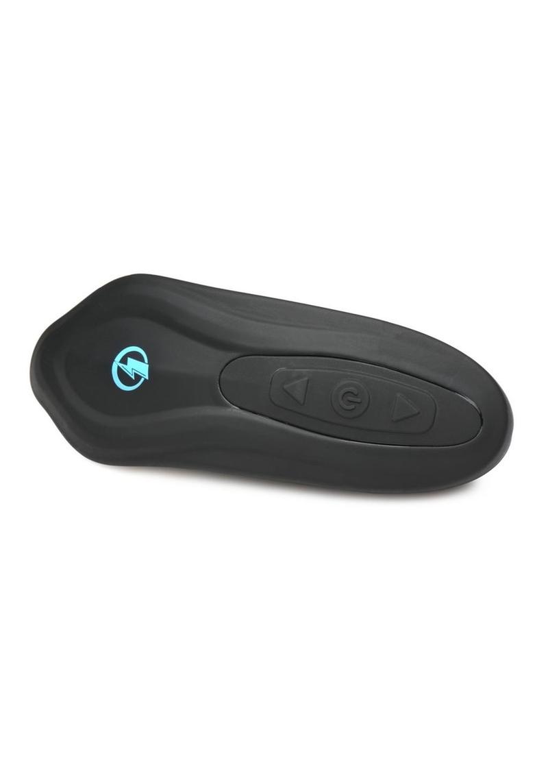 Zeus E-Stim &amp; Vibrating Panty with LED Screen Remote Control