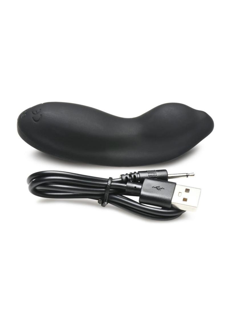 Zeus E-Stim &amp; Vibrating Panty with LED Screen Remote Control