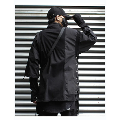 Techwear Zip Turtleneck Sweatshirt