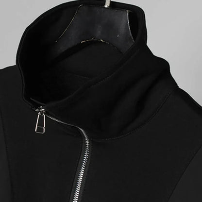 Techwear Zip Turtleneck Sweatshirt