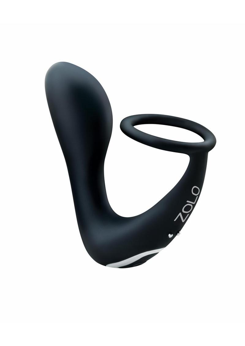 ZOLO Thumb Vibrating Cock Ring with Prostate Massager