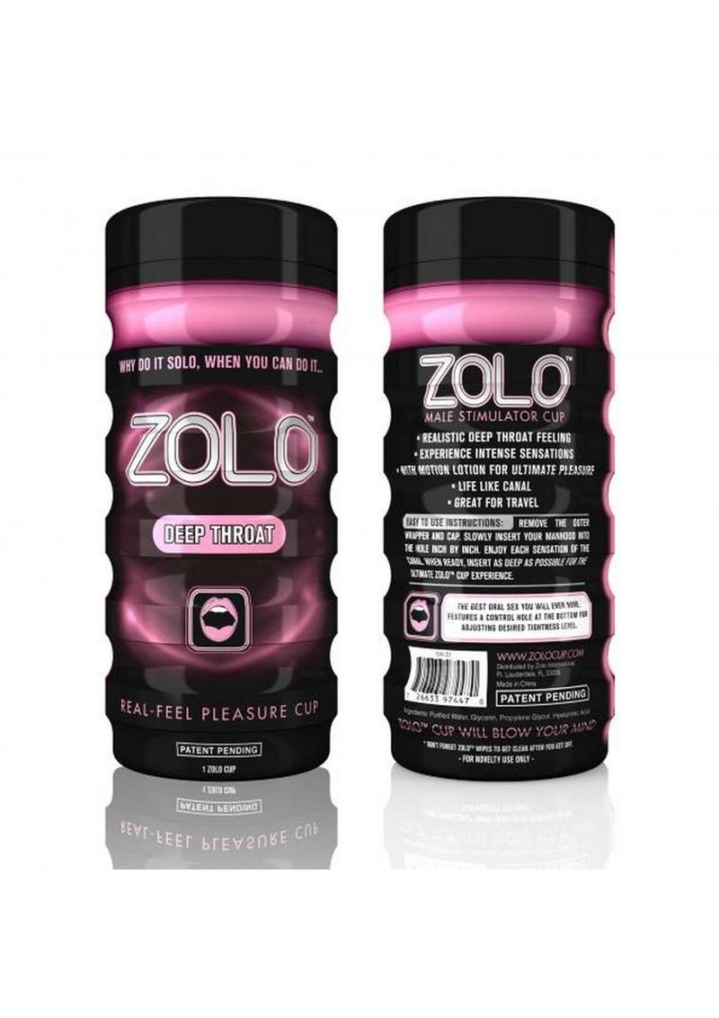 Zolo Deep Throat Cup Masturbator