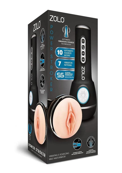 ZOLO Power Stroker Squeezing Rechargeable Male Masturbator