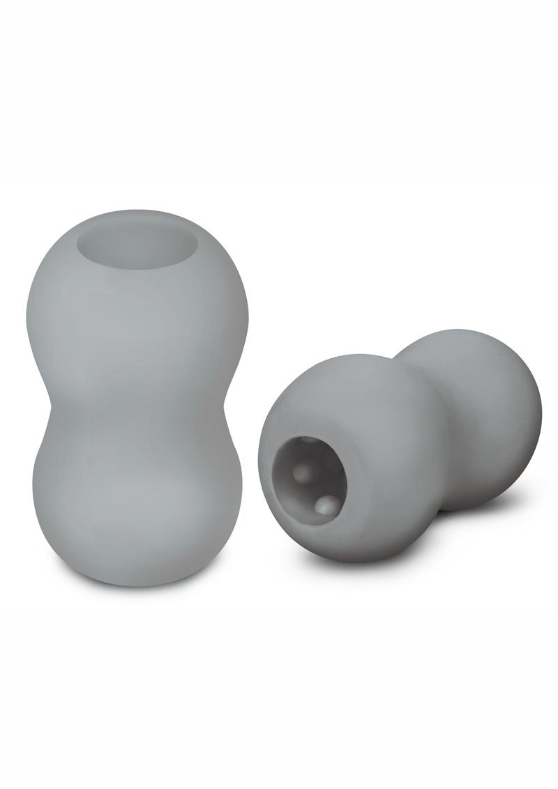 Zolo Mini Double Bubble Squeezable And Textured Masturbator